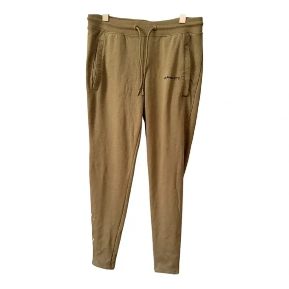 Alphalete Essential Core Olive Green Tapered Leg Jogger Pants. NWOT Men Medium - Picture 2 of 10